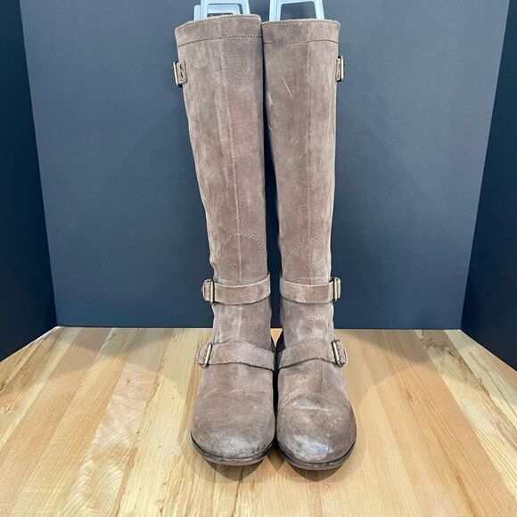 UGG Cydnee Suede and Leather Tall Boots. Size 7 - Picture 2 of 10